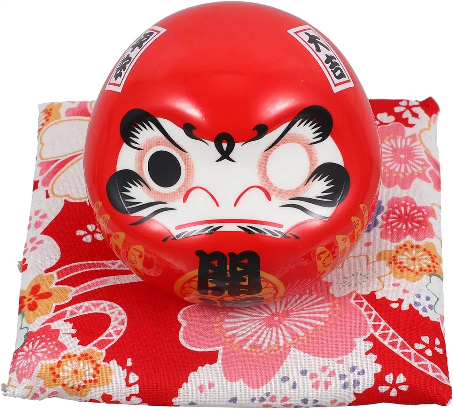 Japanese Style Ceramic Daruma Doll Figurine Ornament for Home Decoration