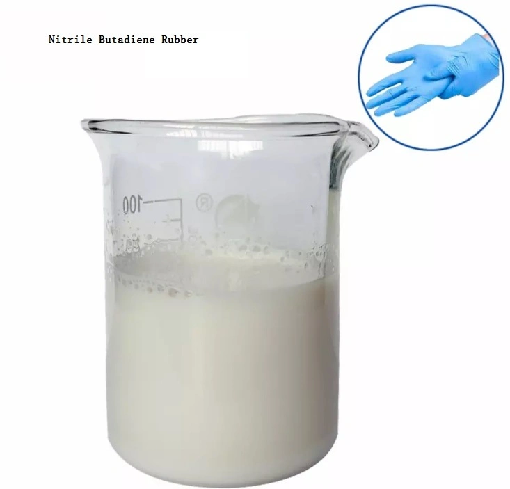 Milk White Nitrile Butadiene Rubber/Nbrl / NBR Latex