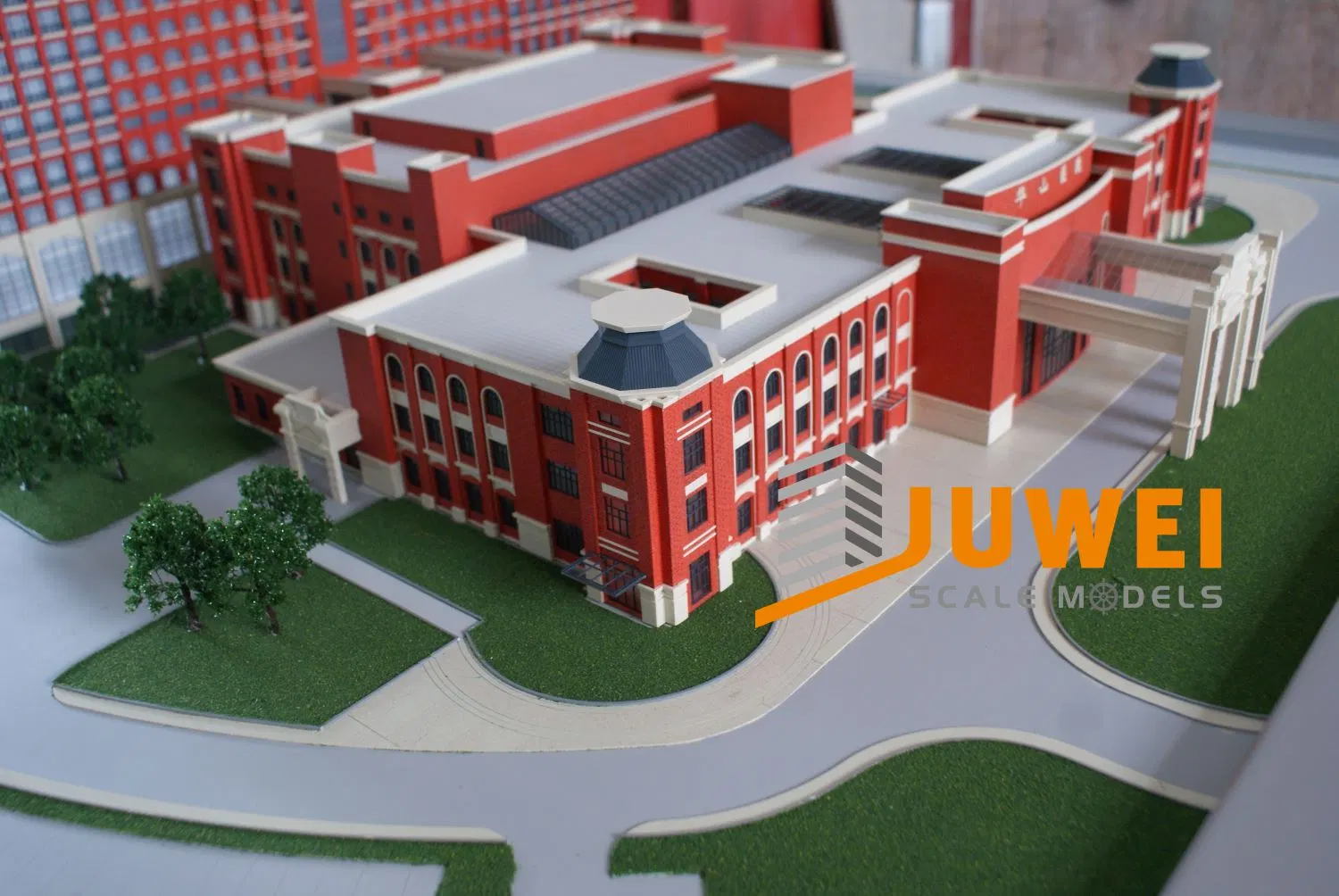 Architectural Scale Model of Hospital Building (JW-65)