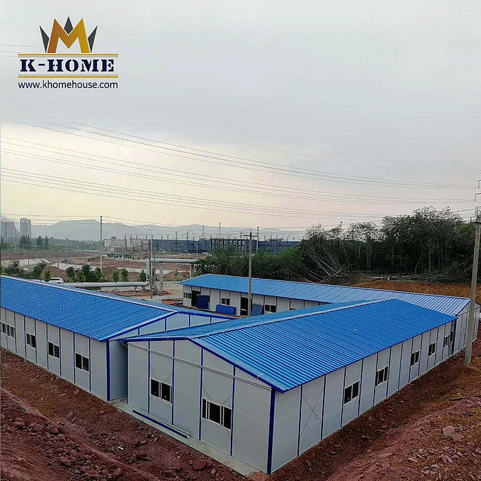 Low Cost Fast Construction Portable Sandwich Panel Construction Camp