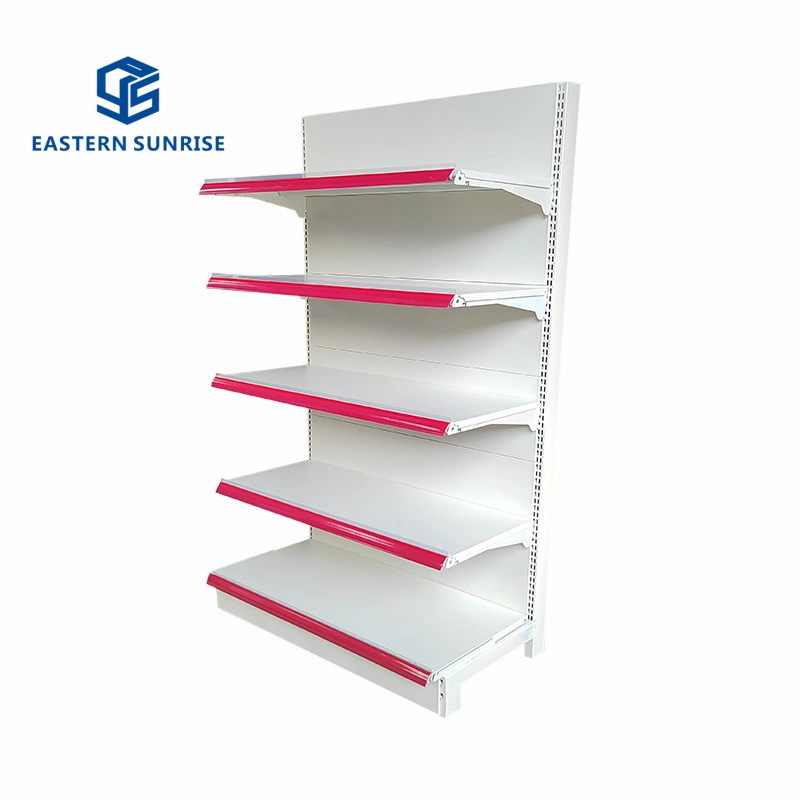 Heavy Duty Supermarket Metallic Shelf, Store Display Rack, Grocery Shelving