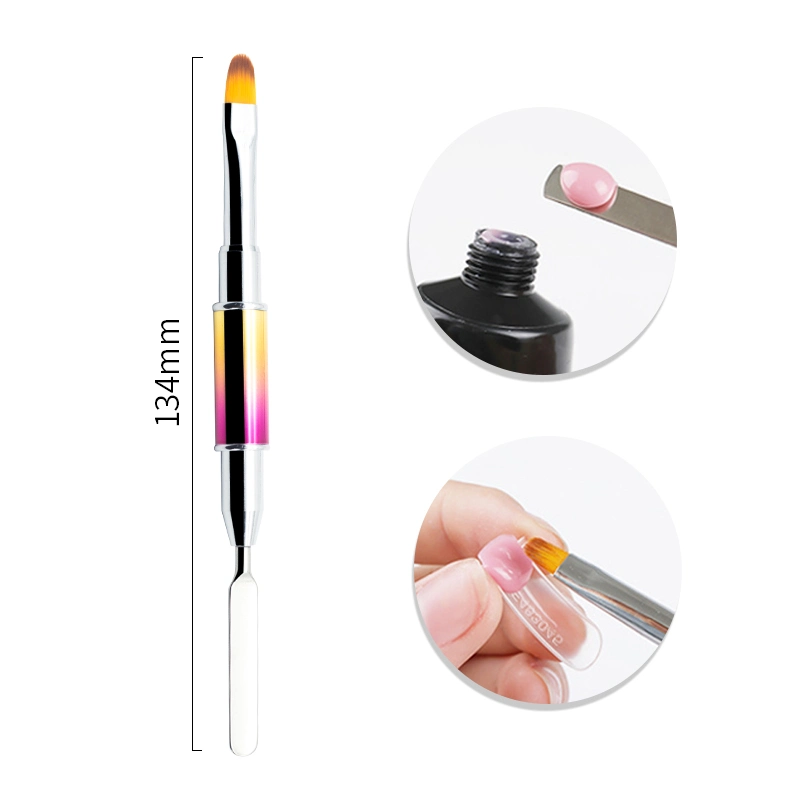 Private Label Dual Gel Brush Detail Brush Nail Art Brush