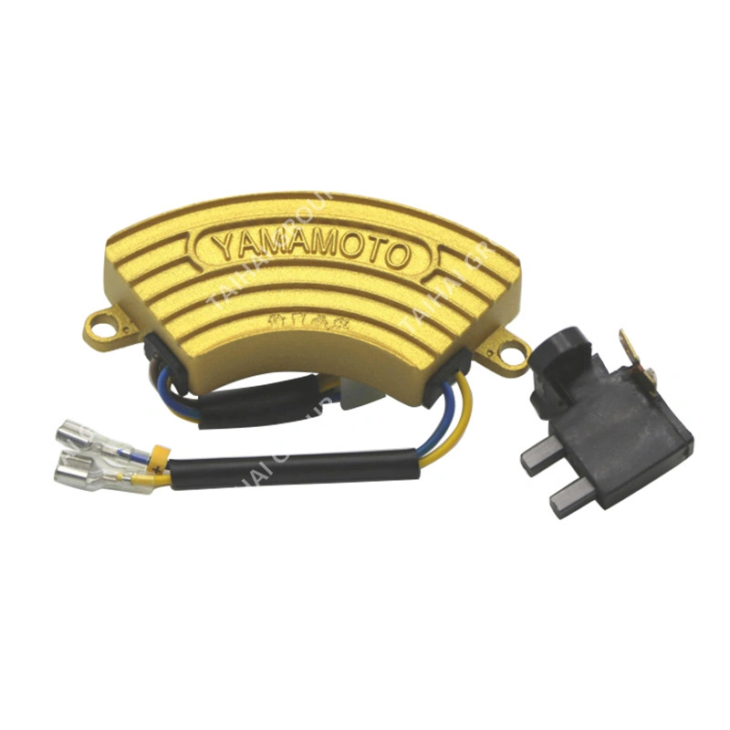 Yamamoto Gasoline Engine Generator Parts Ec2500 AVR Automatic Voltage Regulator Gold Aluminium Sector Type for Honda Gx160 Gx200 Motor Engine 5.5HP 6.5h