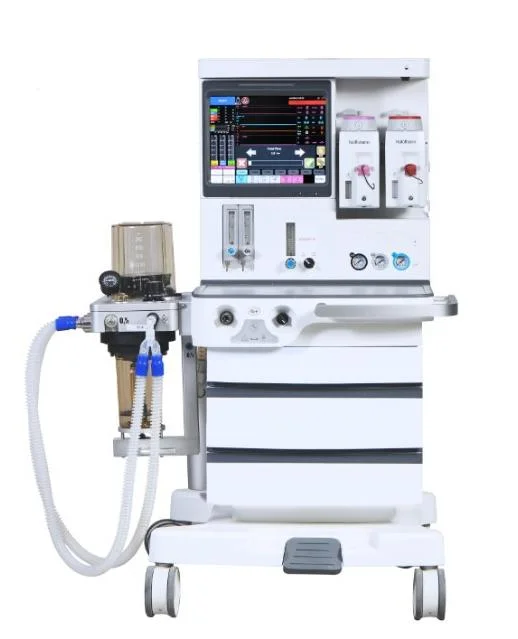 Mn-An005 Hospital Equipment Portable Cart Type Multi-Function Color Display Anesthesia Ventilator Anesthesia Machine Price