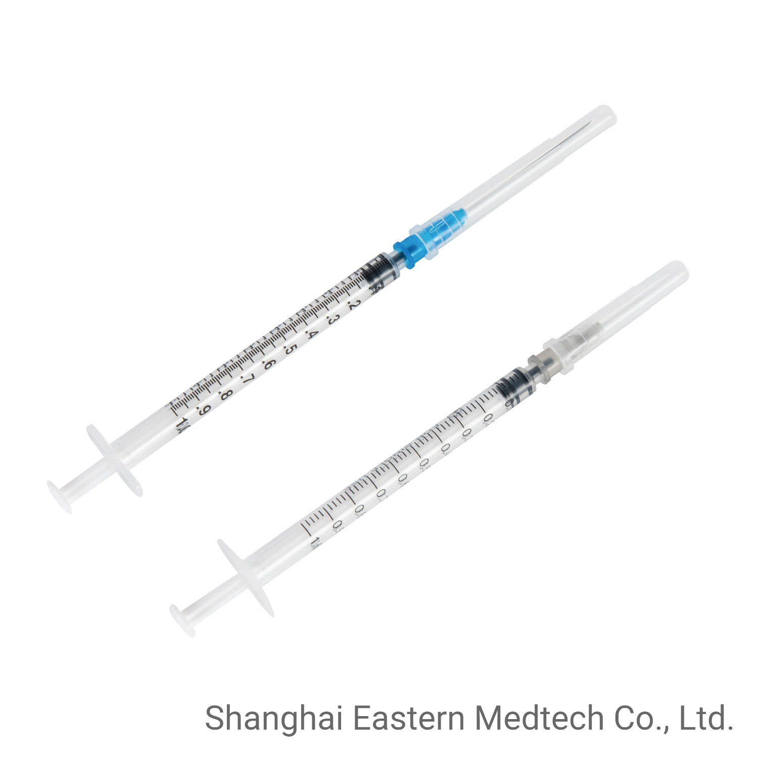 Medical Supply Disposable Syringe Professional Syringe Manufacturer Lds Needle Mounted 1ml Vaccine Syringe
