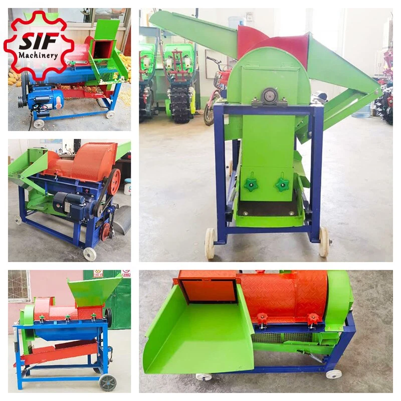 Farm Machine Mini Corn Harvester Maize Husking Machine Grain Thresher Rice Thresher Machine Corn Thresher Machine