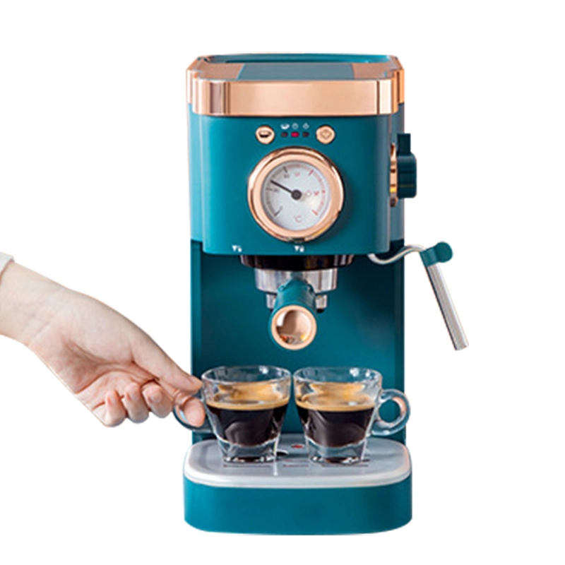 Retro Design 20bar High Pressure Extraction Semi Automatic Coffee Maker Machine