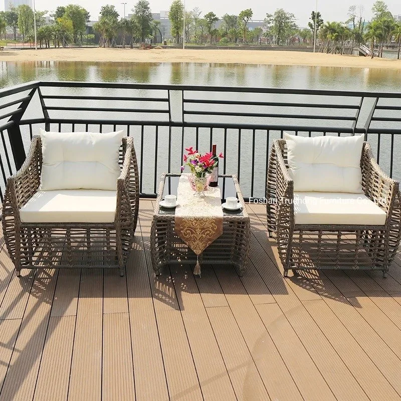 Wholesale/Supplier Outdoor Furniture Professional Hotel Outdoor Furniture Garden PVC Rattan Sofa Set