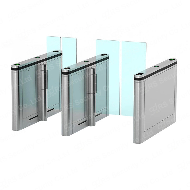 201 304 316 Stainless Steel Metro Hall Swipe Card Speedlane Turnstile NFC DC Brushless Slim Barriers