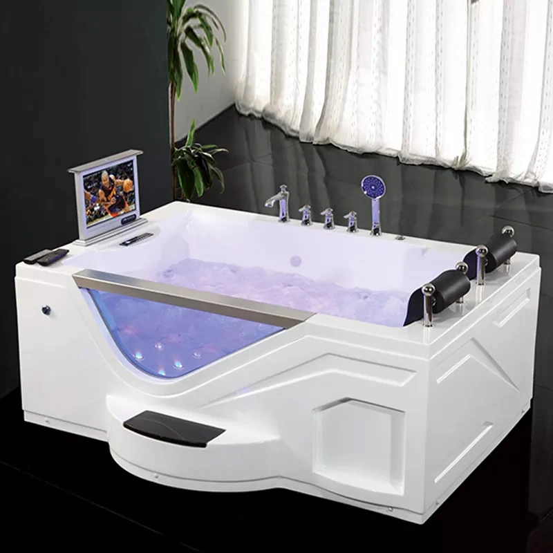 Hot Selling Vertical Bathtub/UK Bath/Japan Acrylic Massage Tub Customized LED SPA Indoor Hot Whirlpool Bathtubs
