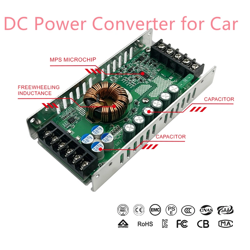 Bina 9-36V aislamiento del vehículo transformador LED de coche de pantalla de convertidor DC A fuentes de alimentación de CC