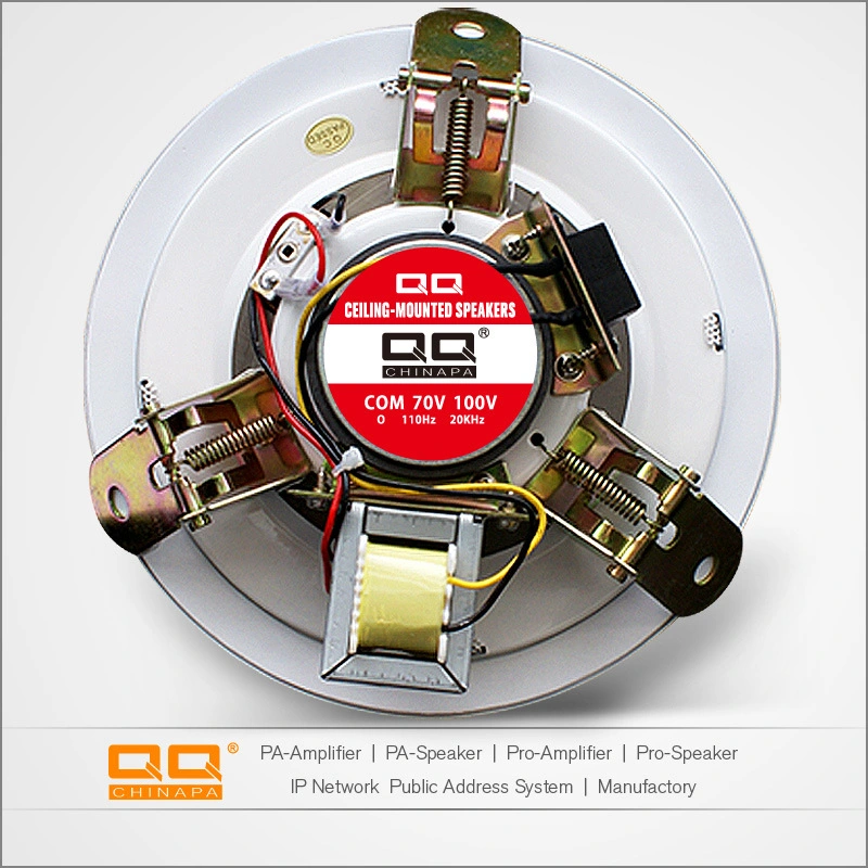 Высококачественный железный потолочный громкоговоритель (70 в) 100 в LTH-905 5" 6 Вт. С коаксиальным для музыкальной системы