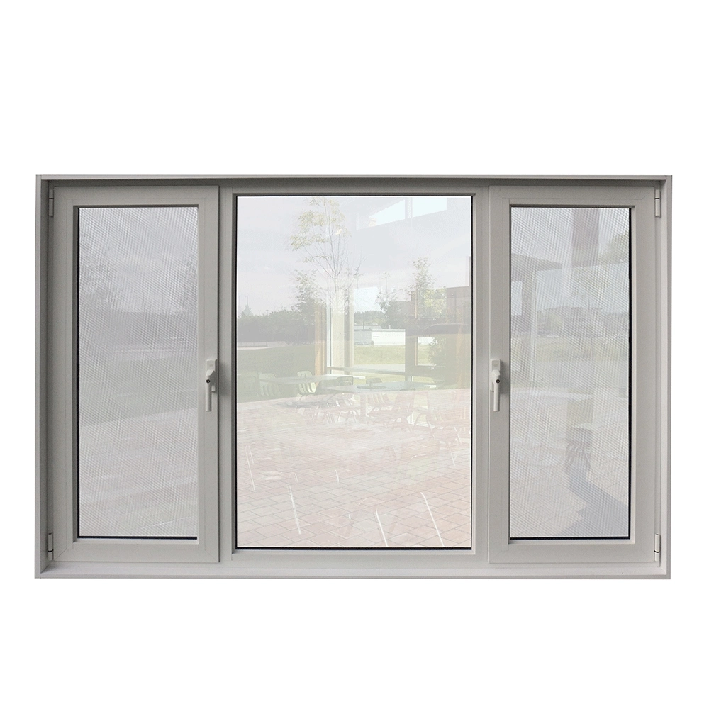 Factory Insulated Aluminum Casement Window with Burglar Proof Aluminium Frame Sliding Window