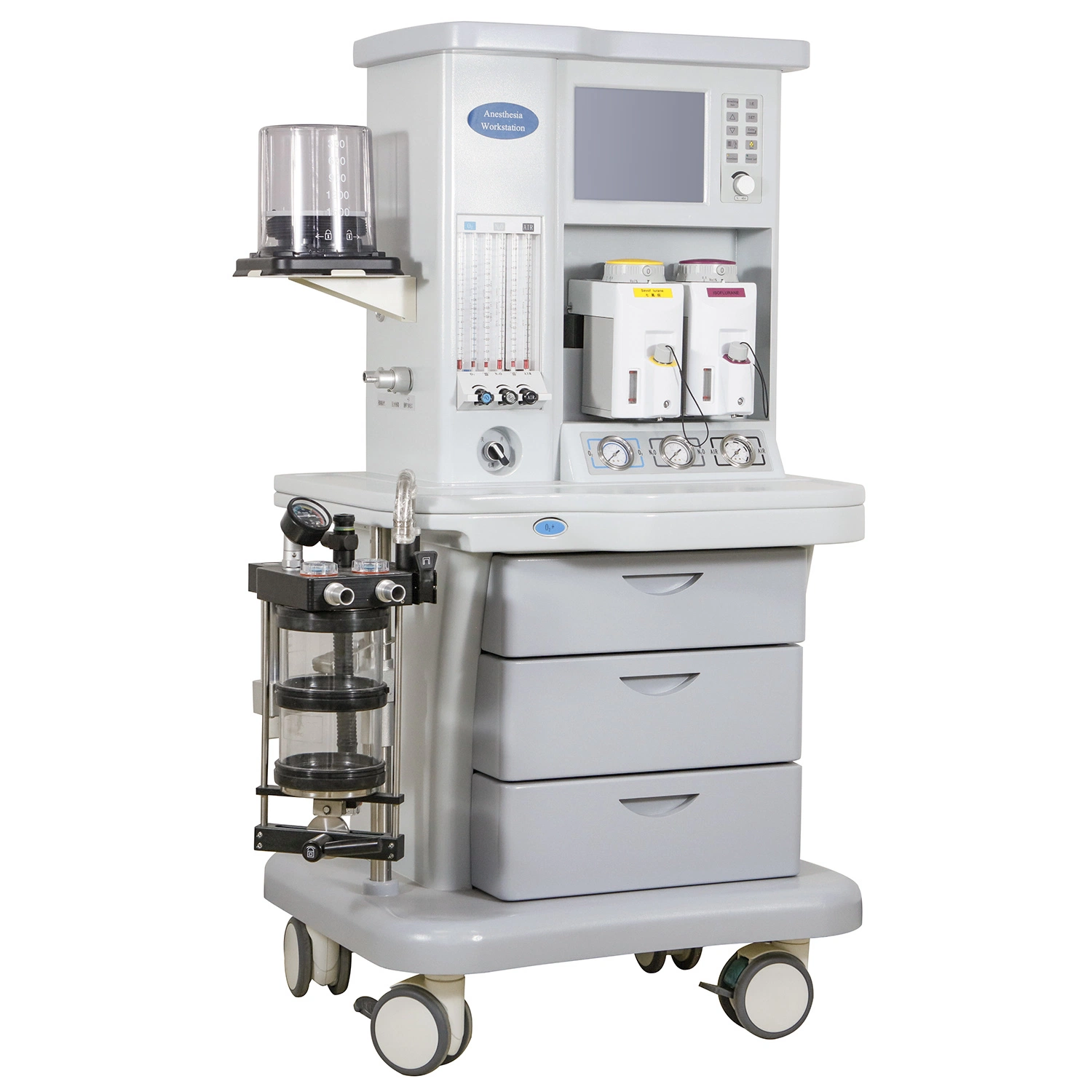 Adult Anesthesia Machine with Isoflurane Vaporizer and Halothane Vaporizer