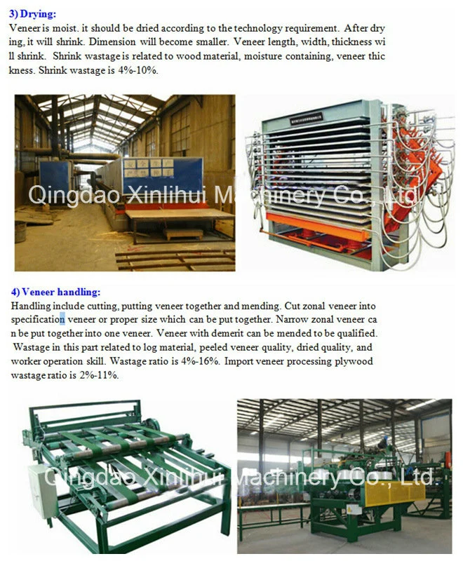 LVL Production Line/ Film Faced Plywood Making Equipment Whole Line/ Plywood / Particle Board Laminating Hot Press Machine Particle Board Manufacture