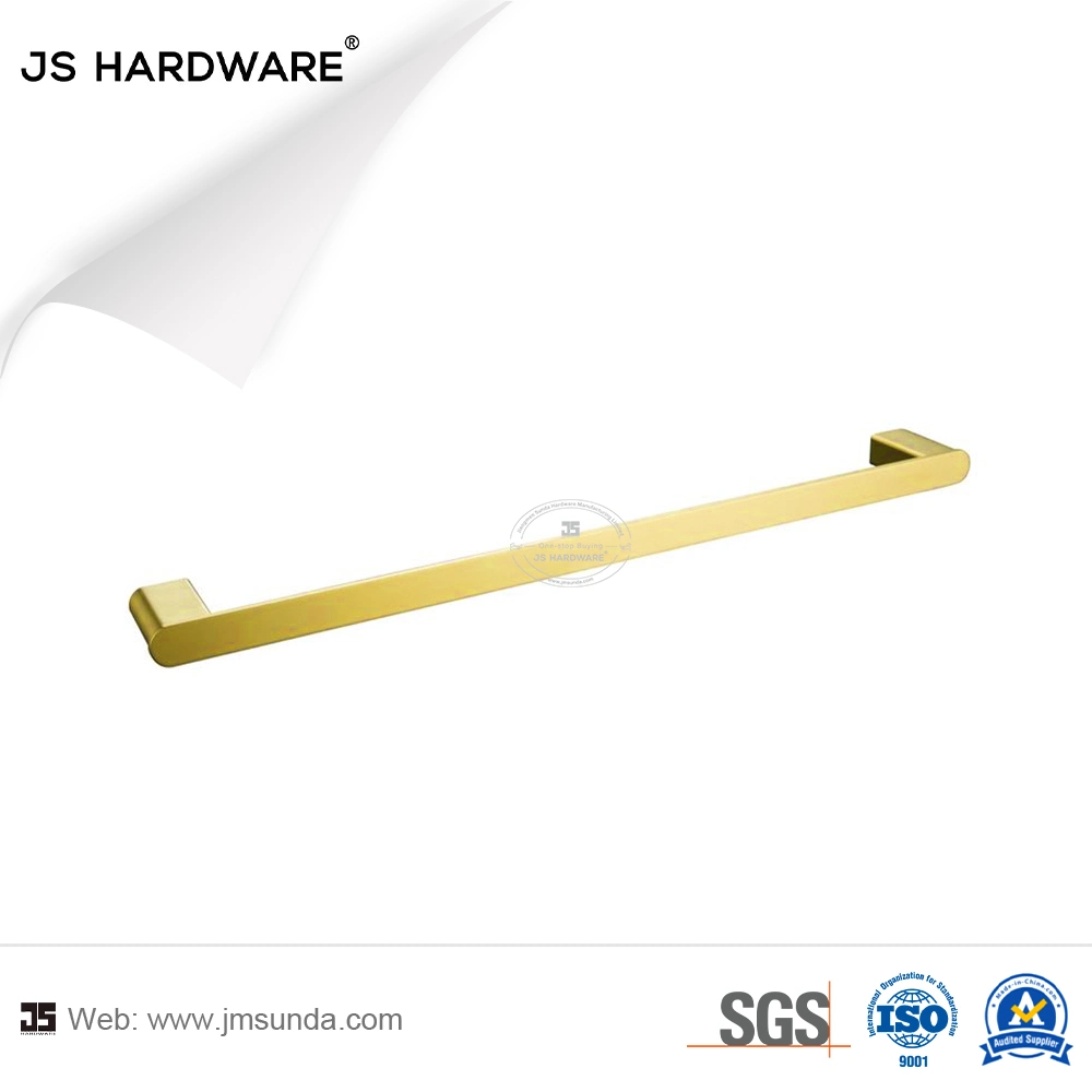 2023 Sanitary Ware Gold Bathroom Accessories Stainless Steel 304 Single Towel Bar