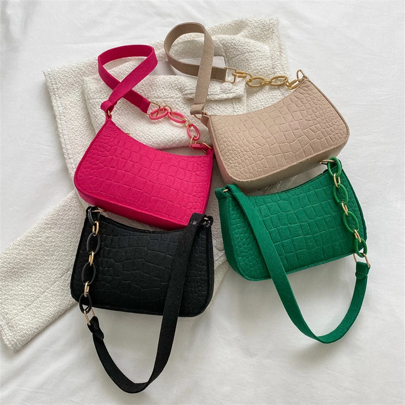 Casual 2023 New Popular Simple Single Shoulder Purse Ladies Second-Hand Low Price Sling Bag