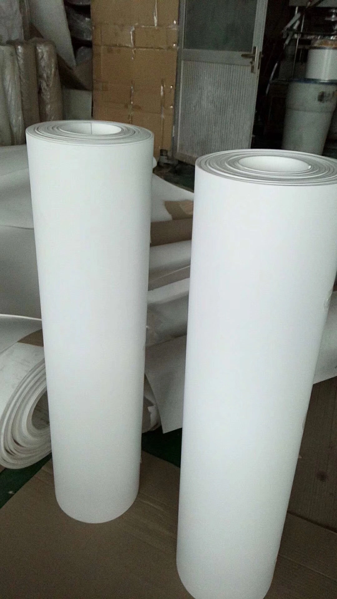 White Plastic High Temperature Resistance 100% Virgin Material Pure PTFE Roll