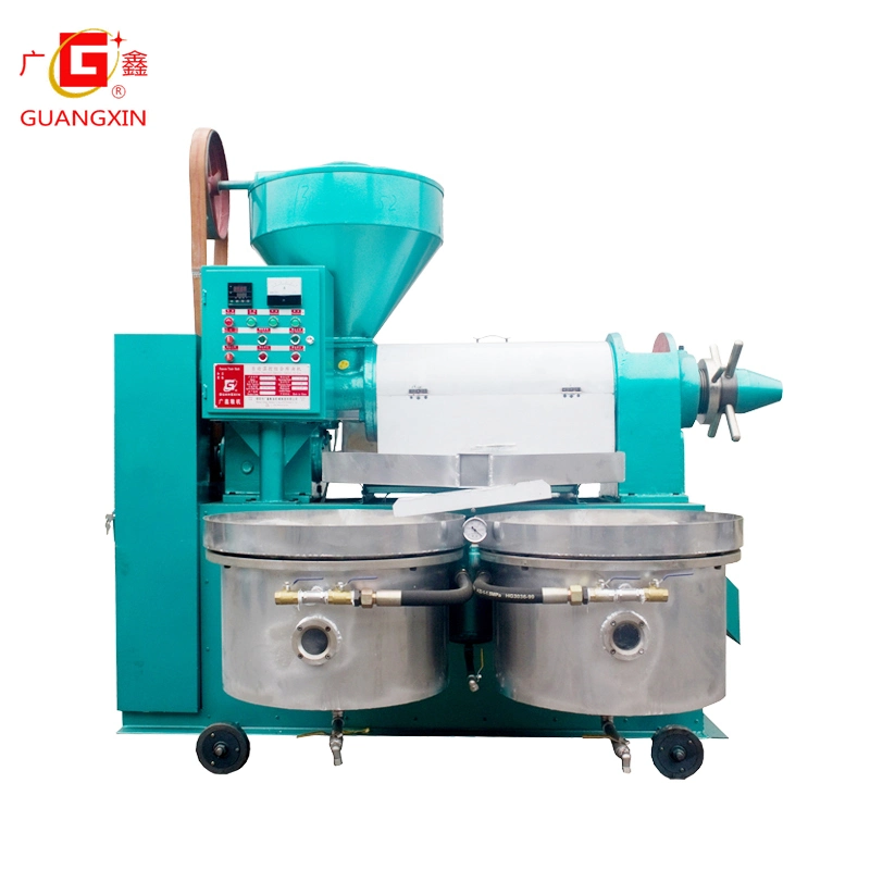 High Efficiency Sunflower Peanut Soybean Coconut Oilve Moringa Seed Mustard Rapeseed Avocado Vegetable Edible Cold Screw Oil Making Extraction Mill Expelle