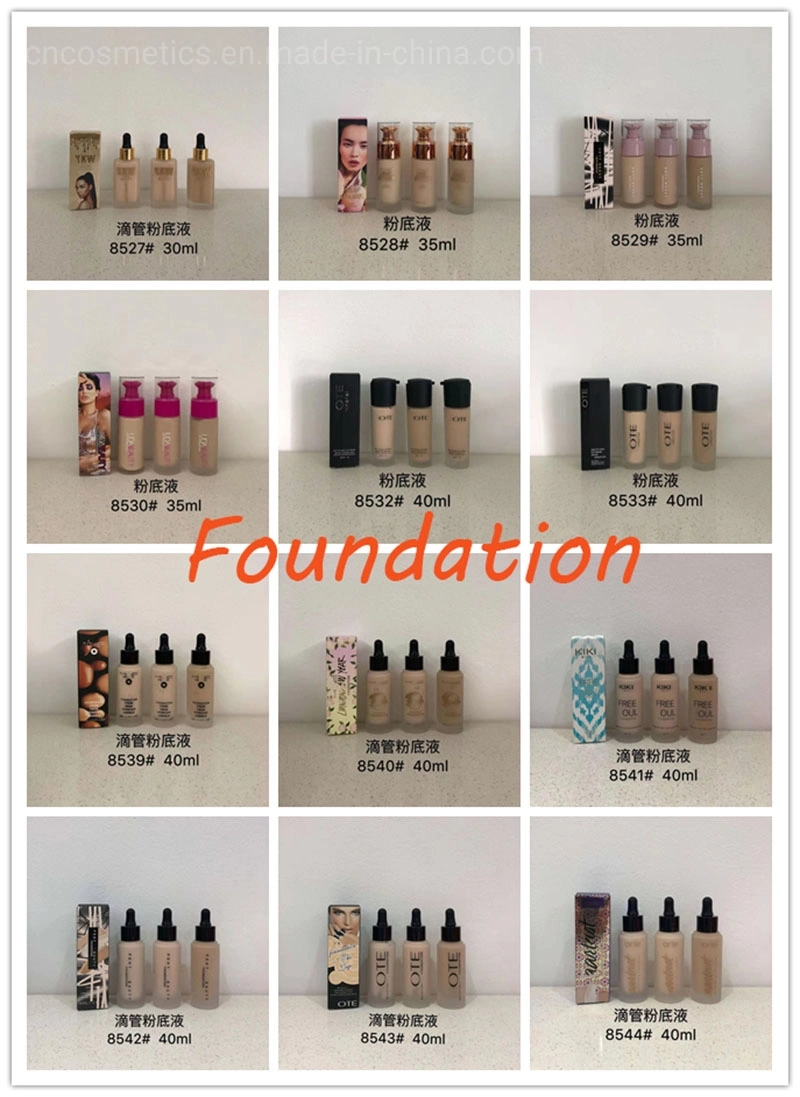 High quality/High cost performance  Cosmetics Private Label Foundation Makeup Liquid for Dark Skin Liquid