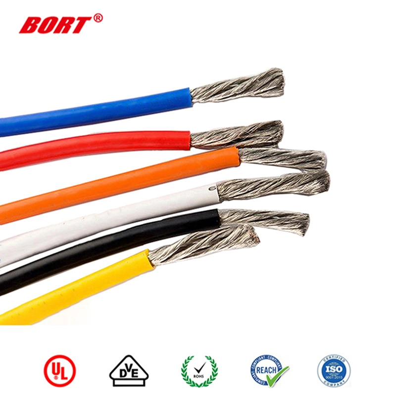 Solo Conductor de cobre sólido UL1185 Cable eléctrico con el escudo espiral