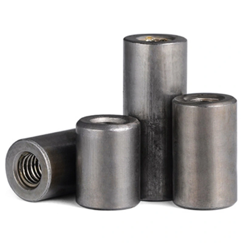 Factory Customize Zinc Nuts Hardware Fasteners Round Coupling Nut