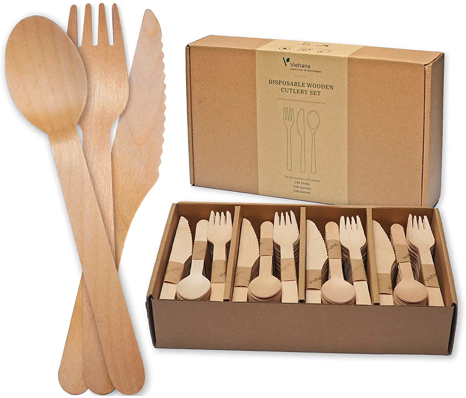 Wooden Cutlery Wooden Cutlery Disposable Wooden Cutlery Cutlery Forks Spoons