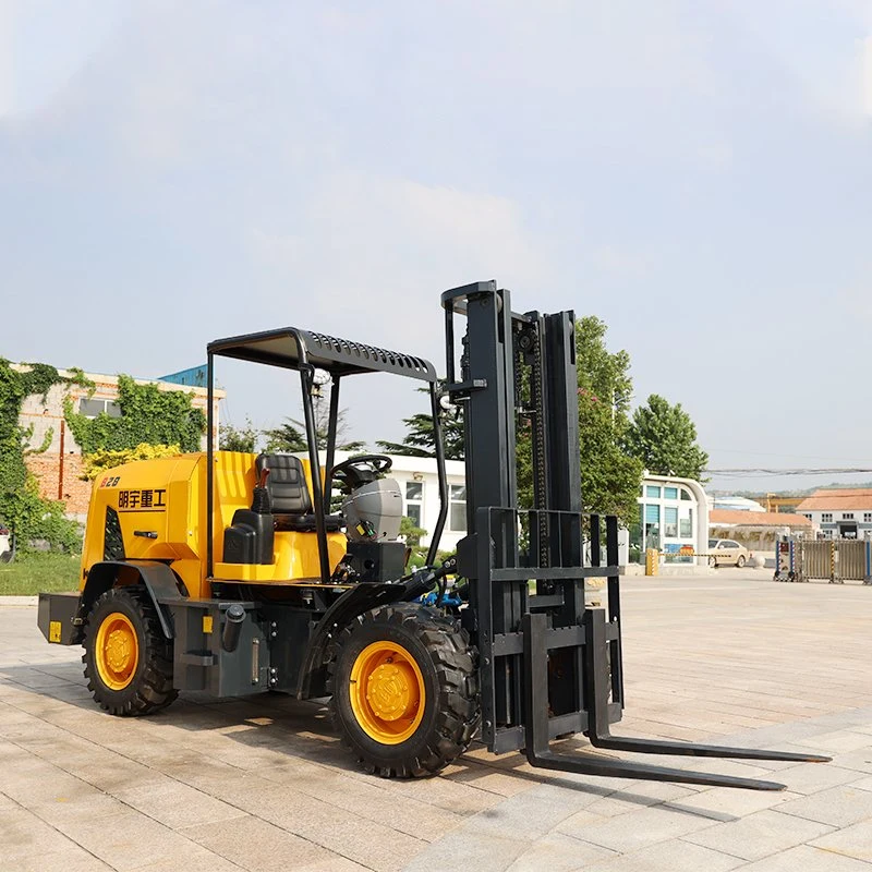 Good Price 4 Wheel Drive Rough Terrain off Road Hangcha 3-5 Ton Diesel Forklift