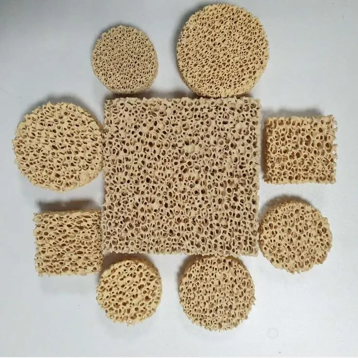 High quality/High cost performance Factory Price Zirconiumceramic Ceramic Foam Filter Oxide Foam Filter for Metal Foundry and Steel Casting Industry