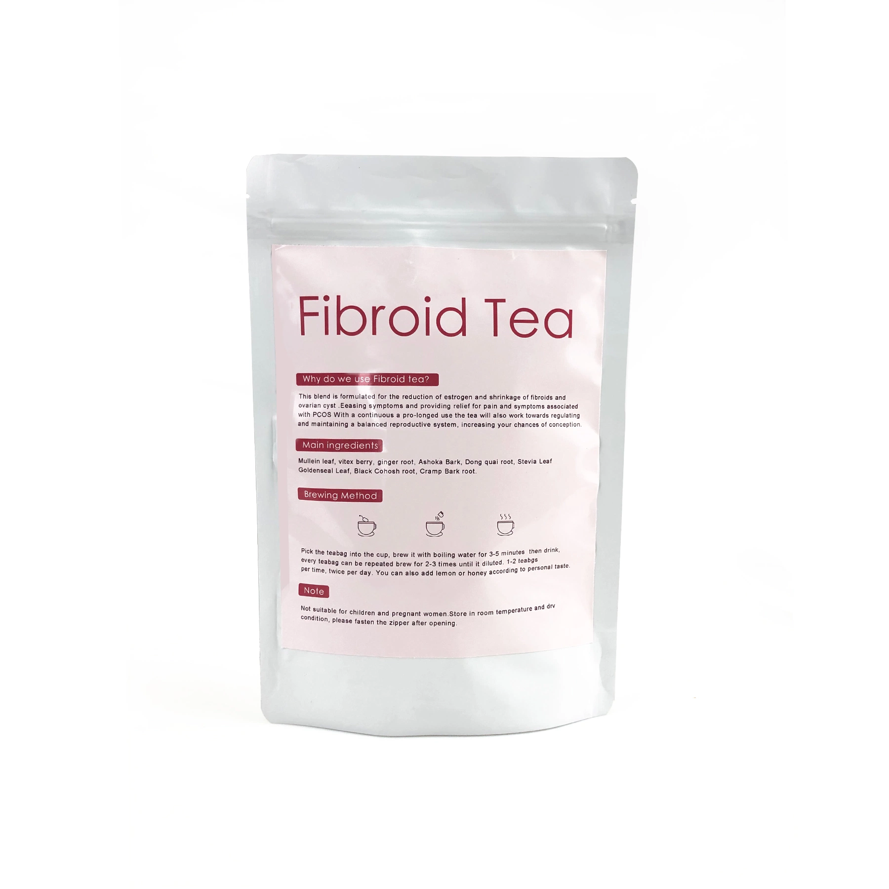 Free Design Natural Herbal Detox Womb Women Tonic Fetility Fibroid Tea