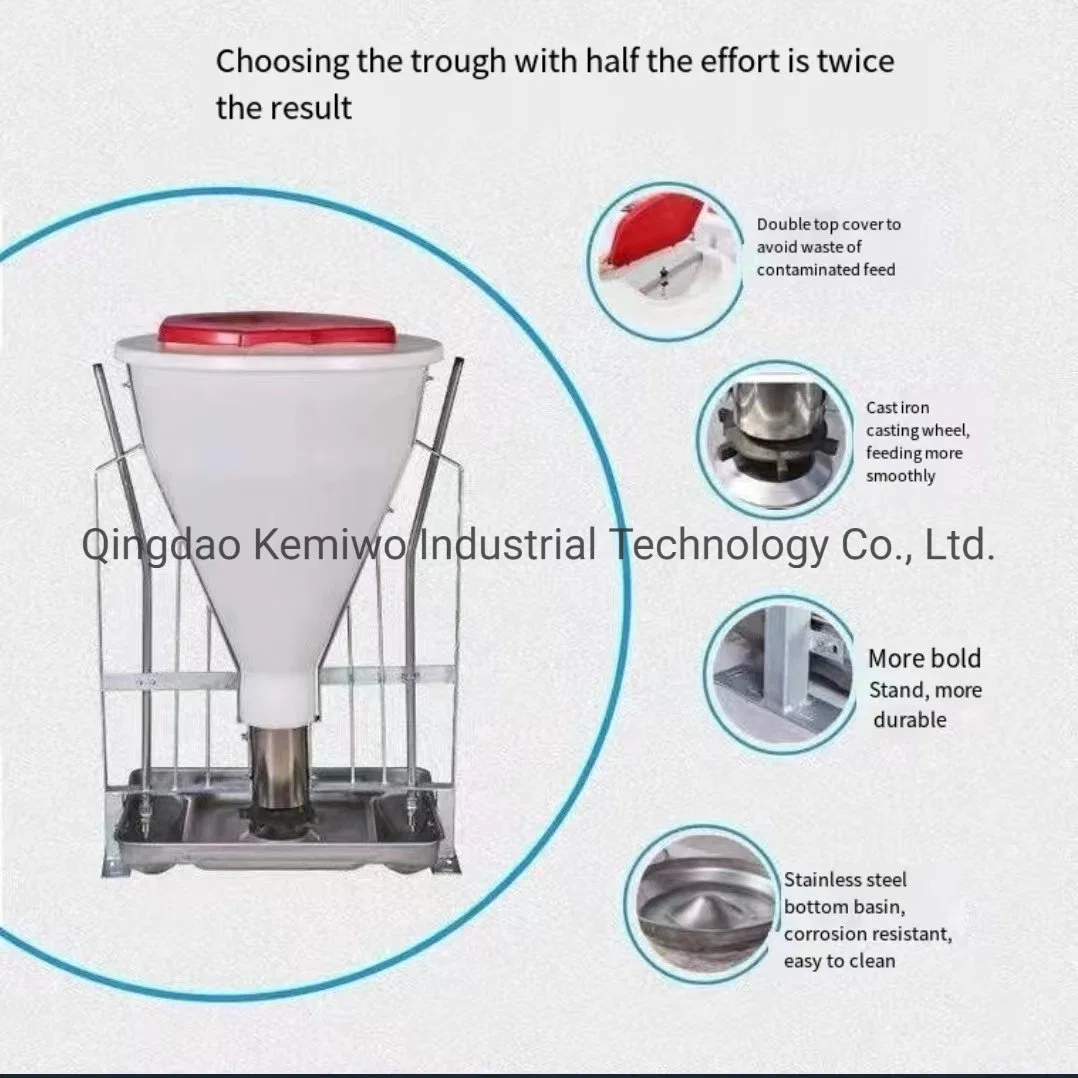 Venta de alta calidad de acero inoxidable de engorde seco húmedo comedero automático