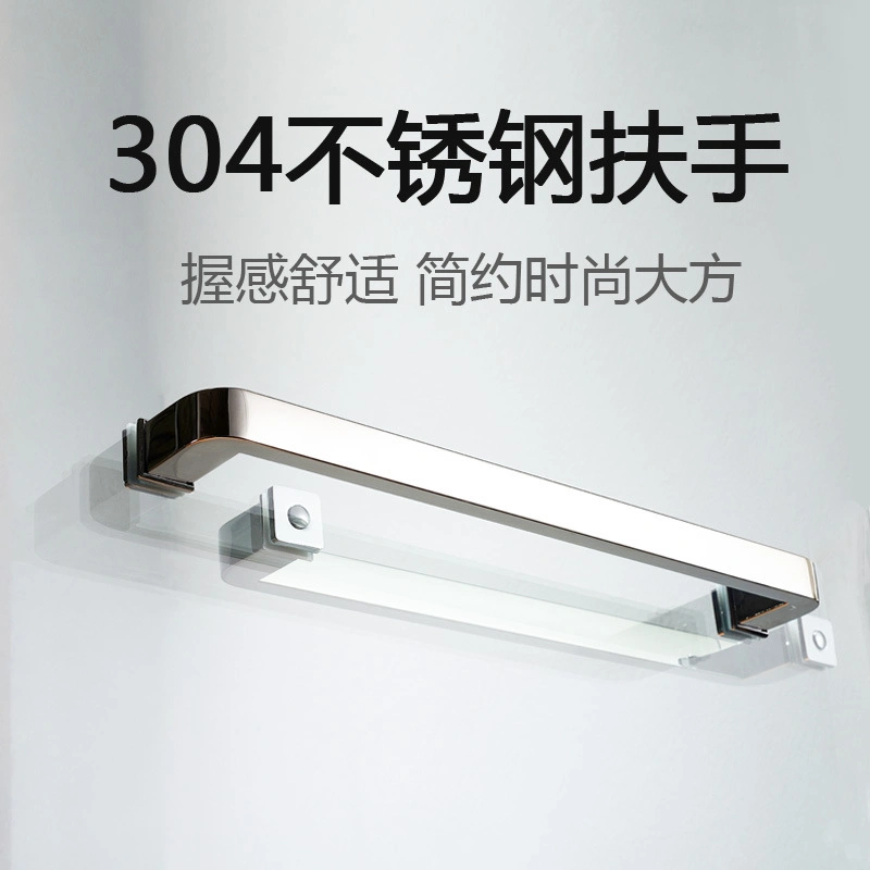 Stainless Steel Frame Double Sliding Shower Door Shower Screen for Bathroom