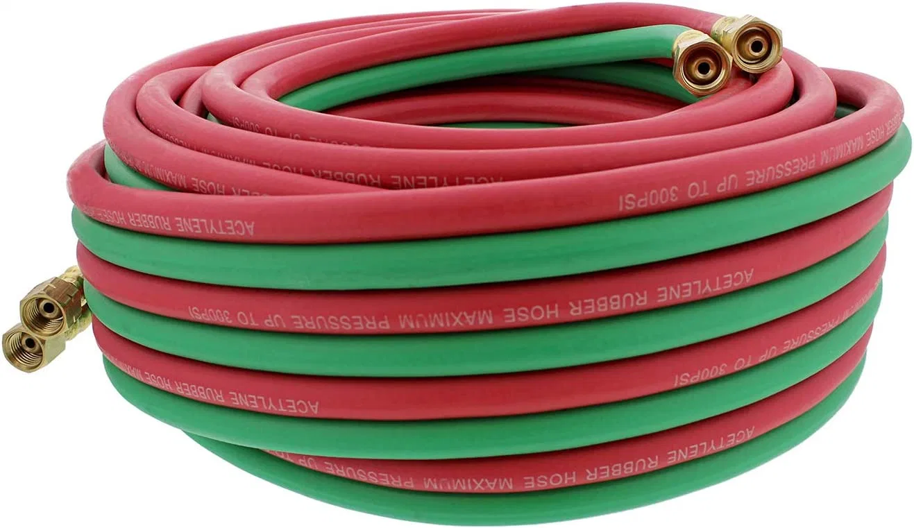 Industrial Rubber Air Oxygen & Acetylene Twin Welding Hose