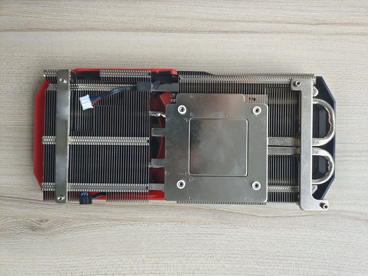 Dissipador de calor da placa gráfica GPU de computador