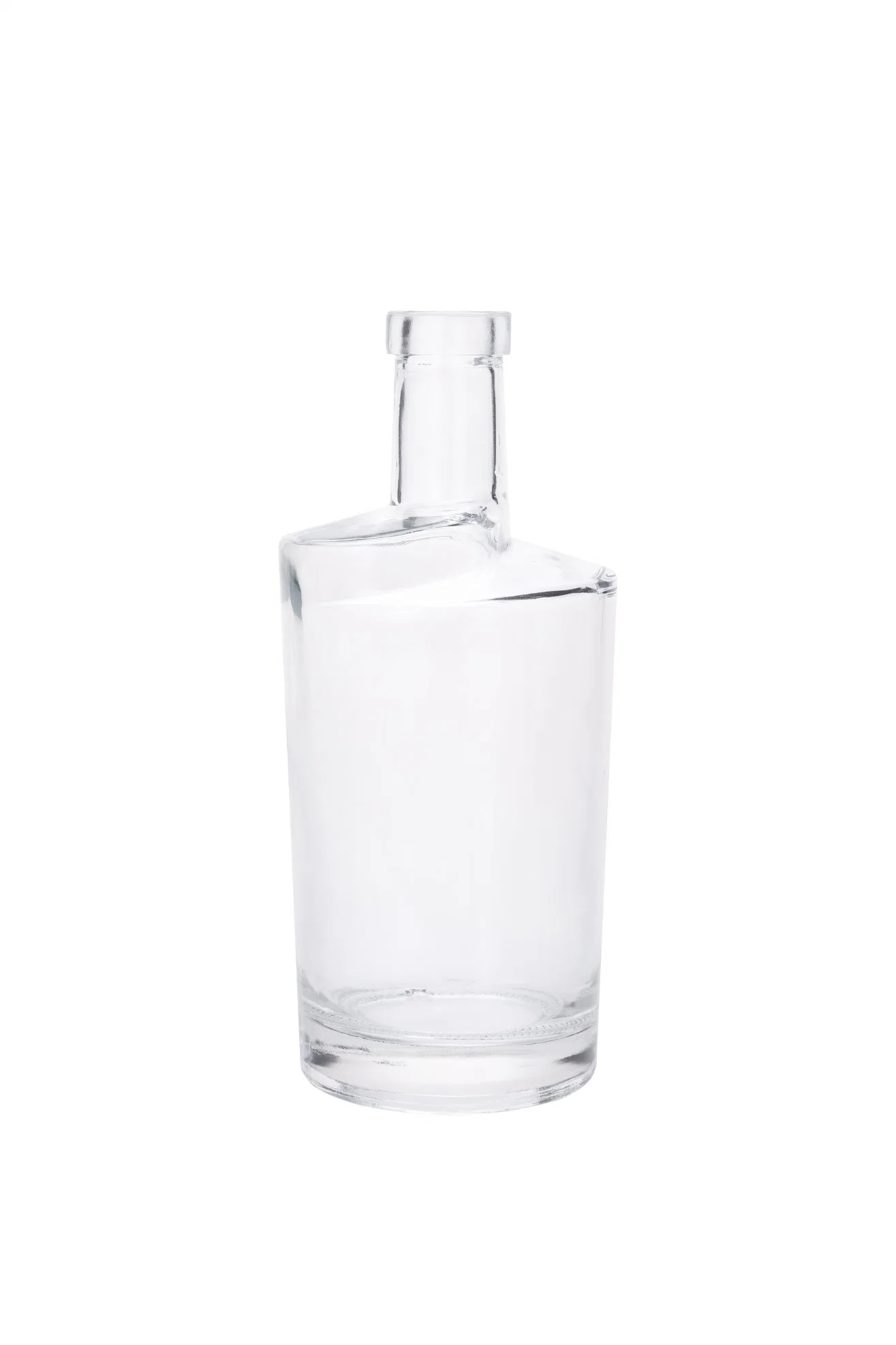 Free Sample Custom Wholesale/Supplier 750 Ml Liquor Glass Bottle Empty Grey Goose Vodka Glass Bottle Small Cap Clear Drink Juice Oil Whisky Milk Water Vodka Wine Smooth