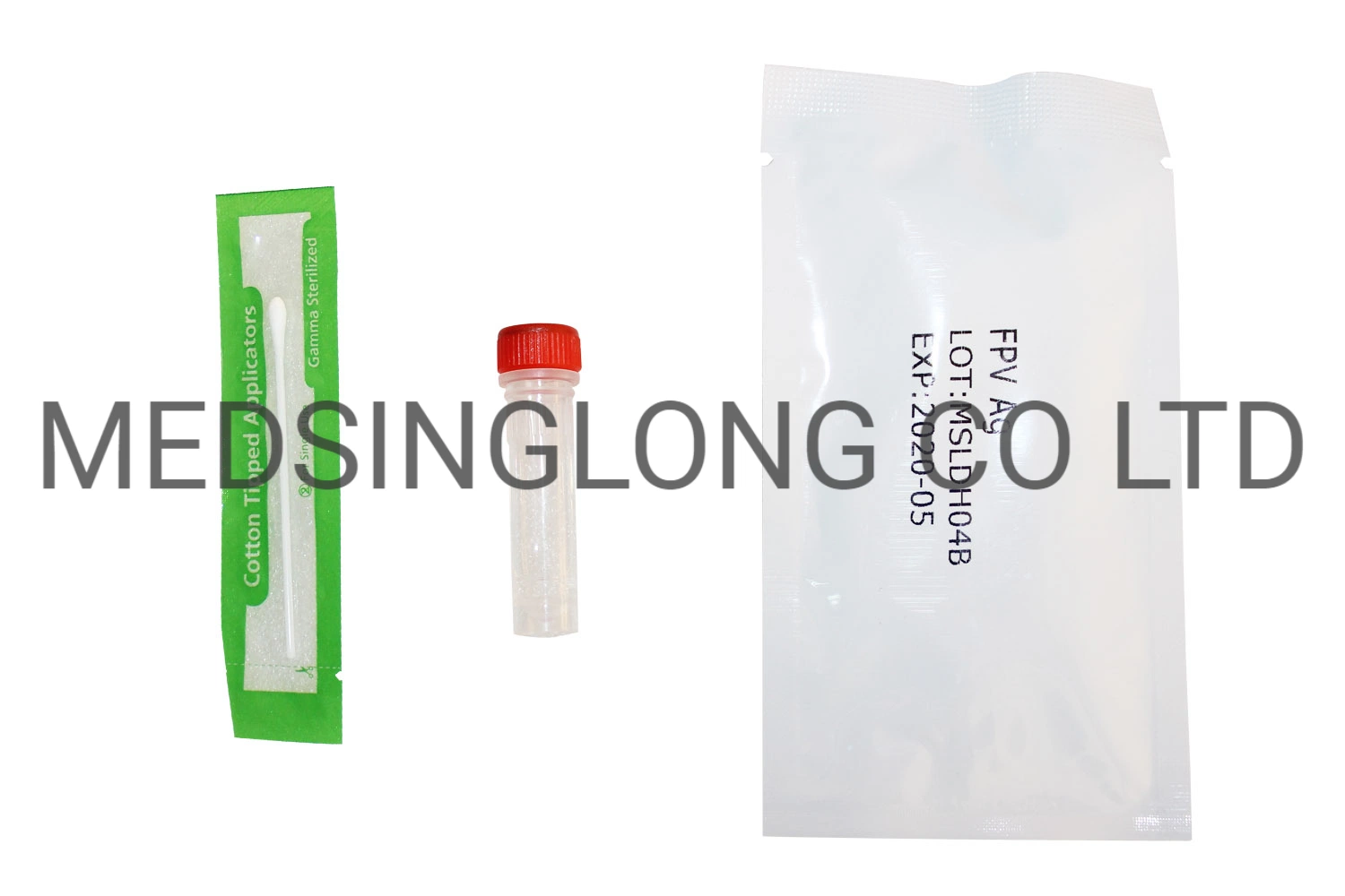 Parvovirus/Staupe-Virus/Coronavairus/Giardia Antigen Combo Schnelltestkassetten Teststreifen Msldh04b