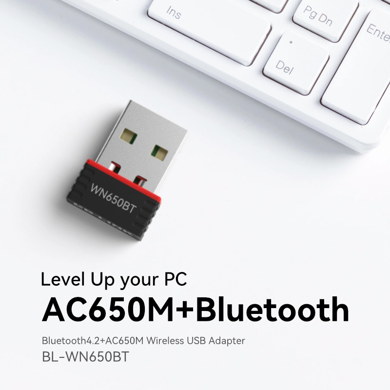 LB-LINK BL-WN650BT FCC CE KC одобренный WiFi адаптер AC650 Internet Беспроводной ключ BT4.2 WiFi