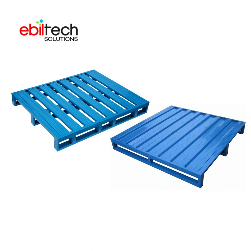 Warehouse Storage Stacking Durable Steel Metal 4 Way Pallet