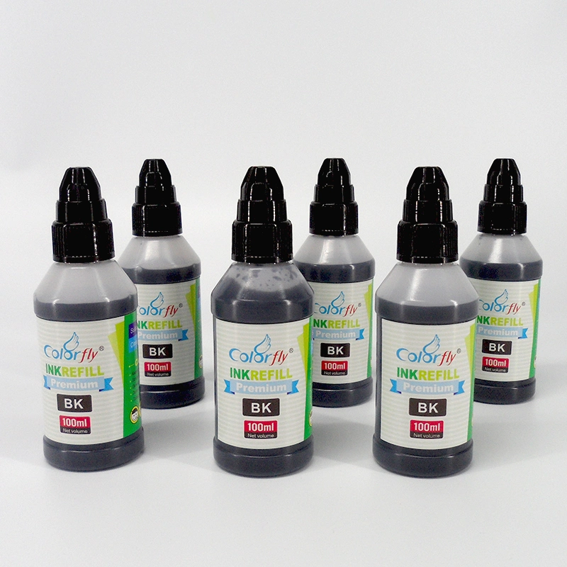 Premium Quality of Black Pigment Ink for Epson, Canon, HP and Brother Inkjet Printer
