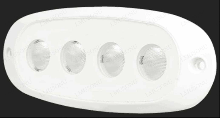 Round 6 Inch 12W CREE White Boat Lamp LED Marine Light