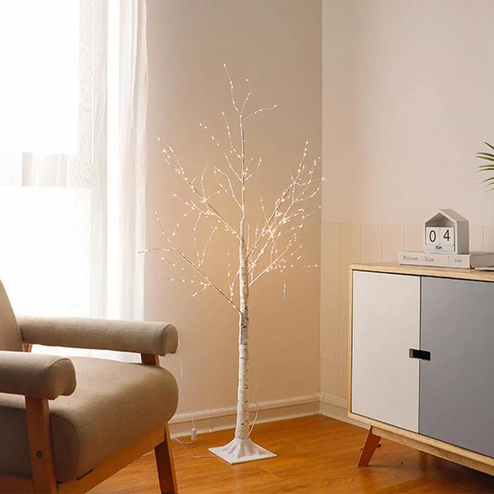 Fernbedienung 8 Modi USB-Powered Künstliche Birke Tree Light