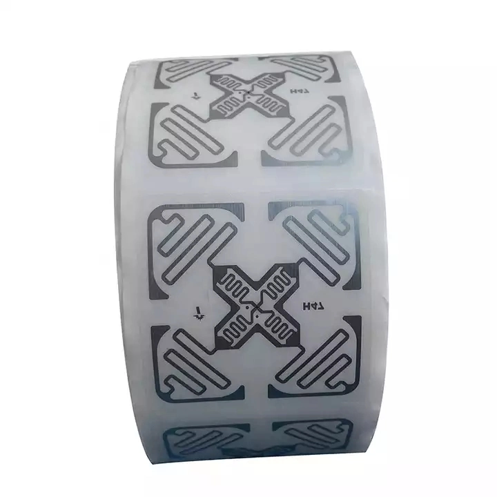 Printable UHF H47 RFID Paper Logistics Luggage Tracking Wet Inlay/Sticker/ RFID Tag/Adhesive RFID Label