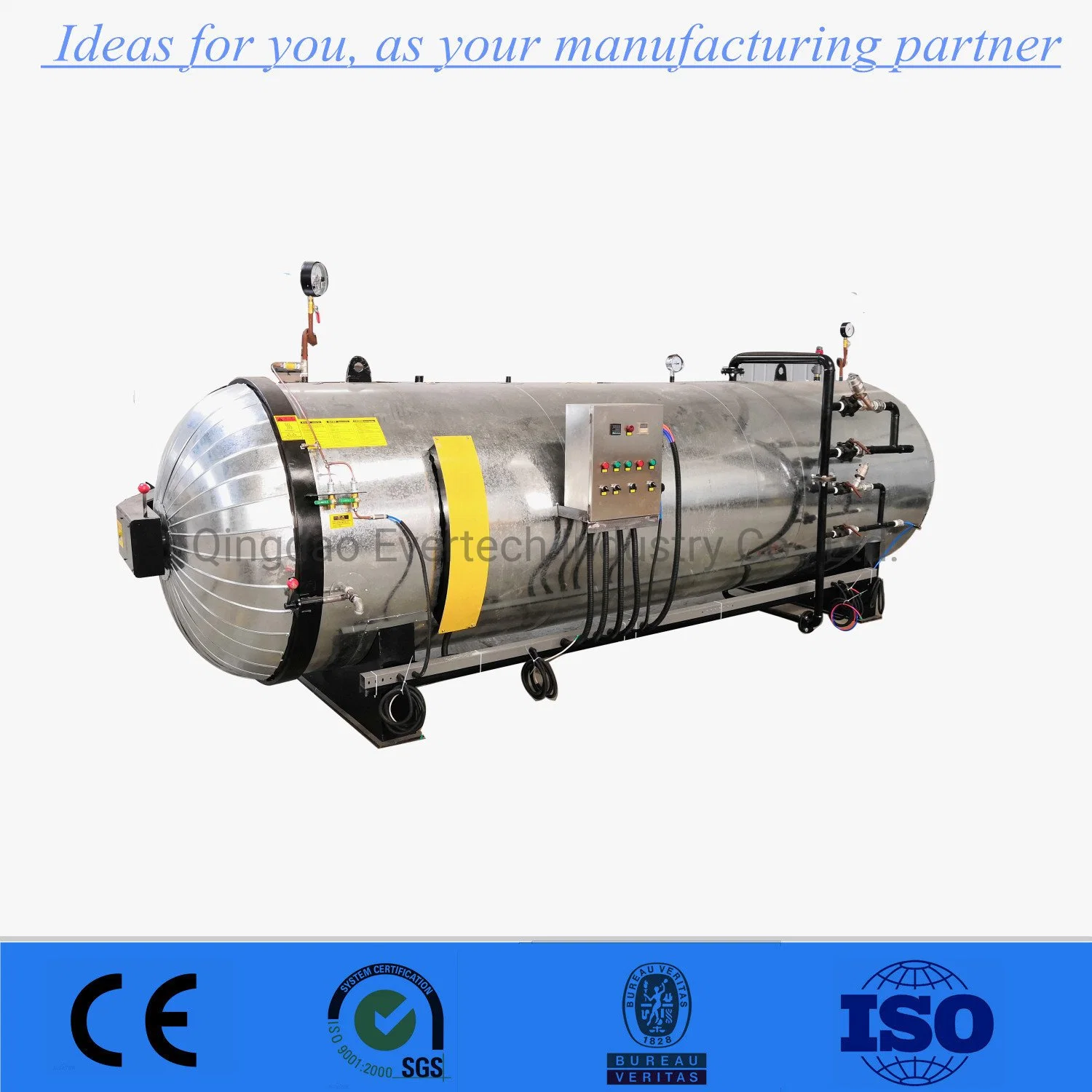 Factory Direct Sale Vulcanization Rubber Roller Autoclave Machine