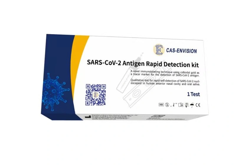 Antigen Rapid Testing Kit Detection Kit with Nasal/Oral/Saliva Swab Diagnostic Kit with High Sensitivity Accuracy with CE ISO13485 ISO9001