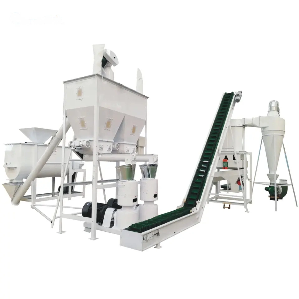 Livestock Feed Production Line/Cattle Feed Plant/Animal Feed Pellet Processing Machines