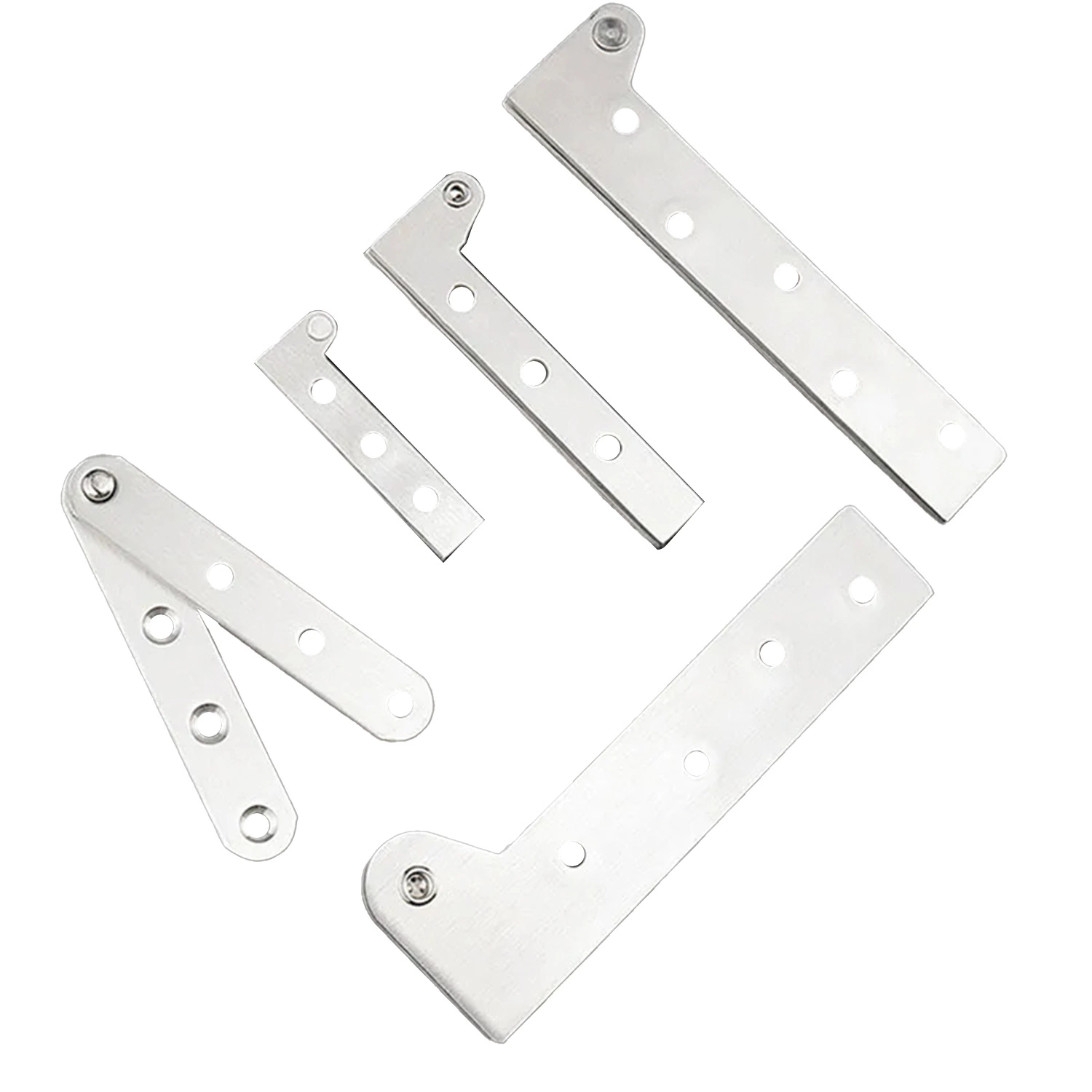 2 X 180 Degree Rotating Stainless Door Tree Hinge Furniture Hardware Accessories