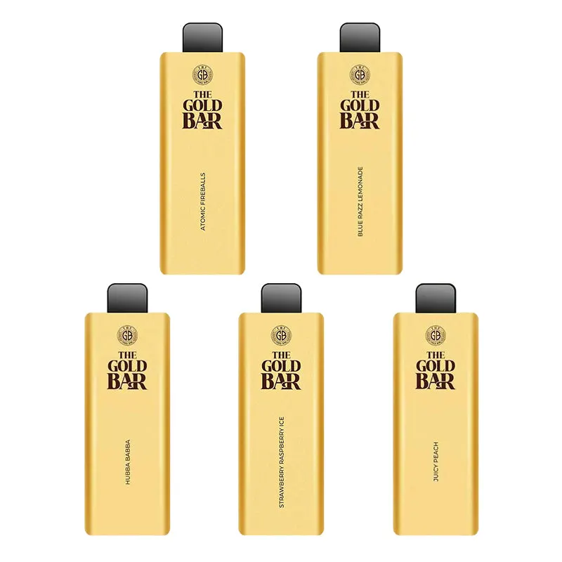Wholesale Free Shipping E Cigarette 7000 Puffs Mini The Gold Bar 4500 Puff Rechargeable Disposable Atomizer