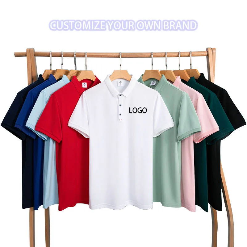 Casual Collar High Quality OEM Logo Custom Solid Plain Cotton Unisex Polo Shirts