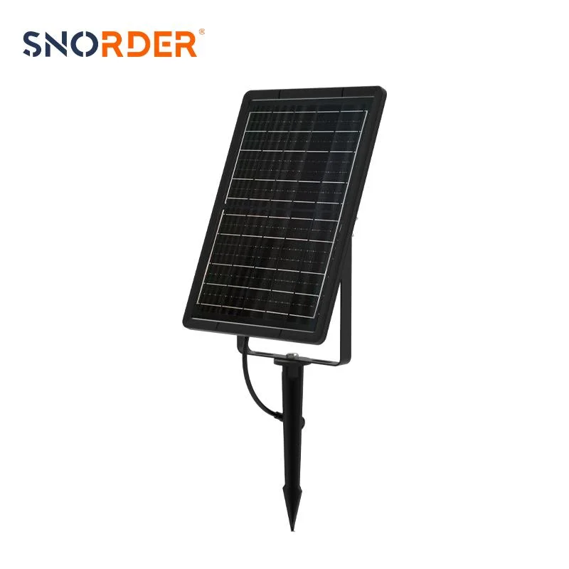 2CCT Can Choose 18W White Solar Lamp with ABS Waterproof Lamp with Black Solar Panel