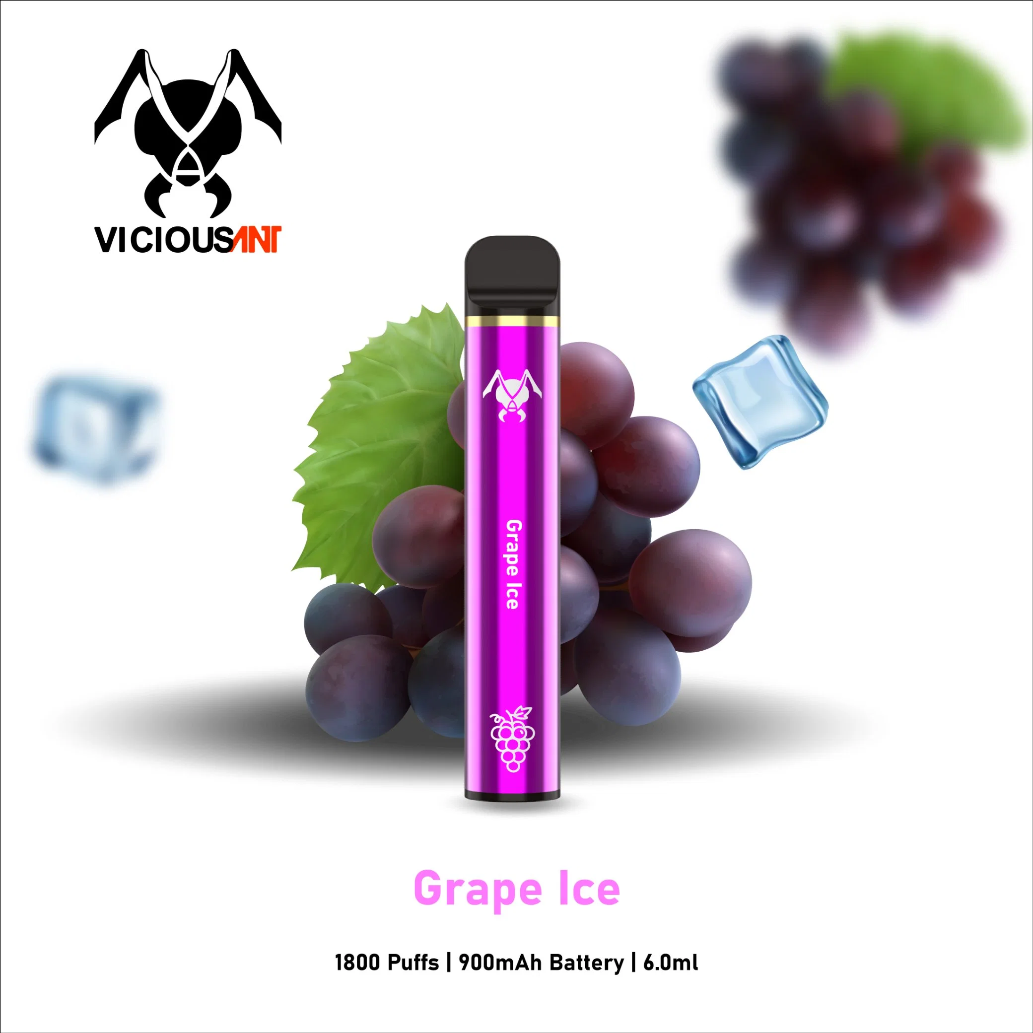 Hottest 1800 Puffs High quality/High cost performance Disposable/Chargeable Electronic Cigarette 6ml E-Liquid Mini Vape Pen